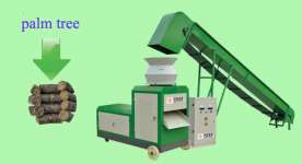 Straw molded machine