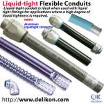 metal Liquidtight flexible conduit connector for industrial wiring,  liquid tight conduit fittings