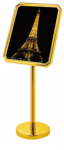 Standing Gold Sign Frame Lux
