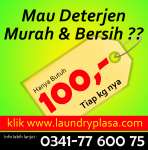 Ayo mencuci pakaian hanya dengan biaya 100,  - tiap kali cuci ! !