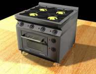 Stove with Oven/ kompor gas stainless
