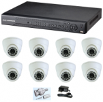 CCTV Low Cost Package 6 - IR Dome Indoor 8 Channel