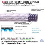 Electrical Water Proof Braided Flexible metallic Conduit emi screening