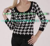 www.traderbz.com supply L.A.M.B Houndstooth Sweater