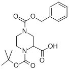 PIPZ0002 Piperazine-1,  2,  4-tricarboxylic acid 4-benzyl ester 1-tert-butyl ester