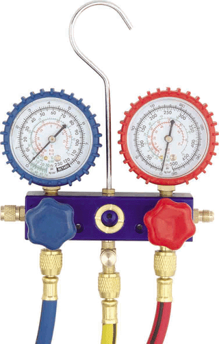 refrigeration tool, hvac tool, refrigerant gauge, pressure gauge DSC-4720