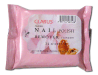 Clarus Nail Polish Remover Tissues