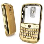 BlackBerry Bold 9000 Titanium Housing Cover Keypad - Gold