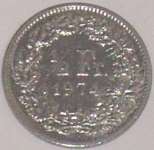 COIN 1/ 2 FRANC 1974 PRANCIS