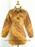 Baju Batik Muslimah Lengan Panjang di www.GrosirPasarKLewer.Com