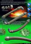 steel Braided Flexible Conduit Systems protect cables from damage by welding spark