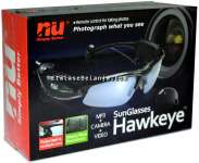 NU HAWKEYE Spy Sunglasses 4GB+ DigiCam+ VideoCam+ MP3