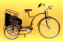 Miniatur Sepeda mandarin/ miniatur sepeda cina/ sepeda roda tiga/ miniatur sepeda