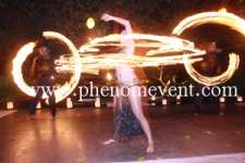 Fire dance ( Fire Hula Hop & Spinning)