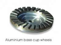 Aluminium base cup wheels
