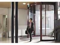 automatic revolving door