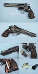 WG 6 inch-BK CO2 High Power Magnum Revolver