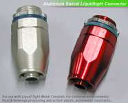 fixed and swivel Aluminum liquidtight connector for flexible conduits