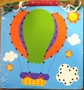 Square Lacing Board (Air Balloon)