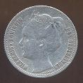 Coin Wilhelmina 0, 5 gulden 1898 Silver