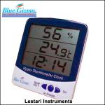 Hygrometer with Clock BG-HTC-01