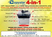 KYOCERA FS-1128 mfp Fortable Copier ( Cope,  Print,  Scan Color & Fax )