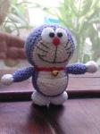 Doraemon boneka rajut