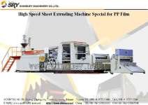 High Speed Sheet Extruding Machine special for PP Film CPP 100x1600 mm