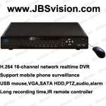 H.264 16channel network CIF realtime CCTV Digital video recorder,  support mobile phone remote surveillance,  Support network center management system,  PTZ,  USB mouse,  USB backup and upgrade,  SATA HDD,  email alarm,  VGA