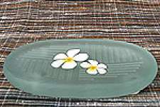 Bali Glass Soap Dish,  Soap Holder