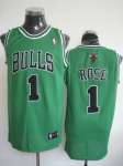 Chicago Bulls 1 Rose Green Jerseys