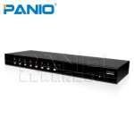 PANIO KF108P 8-Port Combo Free USB & PS/ 2 KVM Switches over IP-TAIWAN