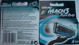 Gillette mach3 turbo 4 blades