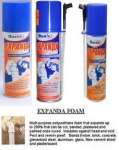 Bostik Expanda Foam,  multi purpose polyurethane foam, 