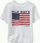 OLDNAVY - BOY FLAG TEE