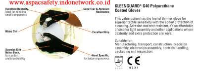 Kleeguard G40 polyurethane Coated Gloves