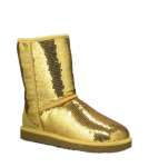 Ugg 3161 Classic Short Sparkles Boots Gold