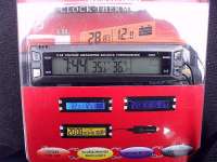 Car Interior Information Display,  Jam,  Termometer,  Voltmeter