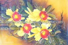 Lukisan Bunga Anggrek