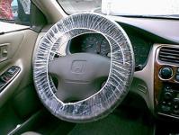 Sell pe car steering-wheel cover,  cpe car cover,  pe car seat cover