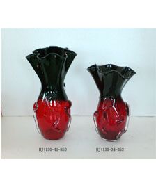 Enthusiasm Art Glass Vase