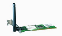 Wlan PCI Adapter,54Mbps,802.11b/g--KW5303