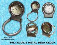 PMJ_ RCD678 METAL DESK CLOCK / JAM MEJA / JAM WEKER / JAM Souvenir / Gift and Promotion