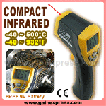 Non-Contact Mini Infrared Thermometer + Laser -40~ 932Â° F