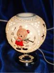 Porcelain Lamp-Hello Kitty Porcelain Lamp