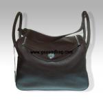 Hermes Women Shoulder Bag Dark Coffee 1087