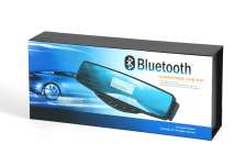 Bluetooth Handsfree Rearview Mirror w/ FM Transmitter &amp; Caller ID