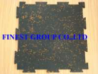 interlock rubber mat/rubber floor/rubber tile