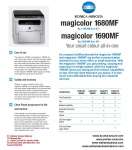 Minolta MAGIC COLOUR 1680MF & 1690MF All In one ( Printer,  scan,  Copy & Fax )