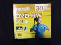 dvdrw mini maxell 2x 1,  4gb 30min sp ( 310 gram)